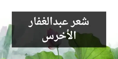 شعر عبدالغفار الأخرس