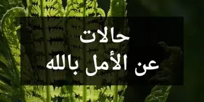 حالات عن الأمل بالله