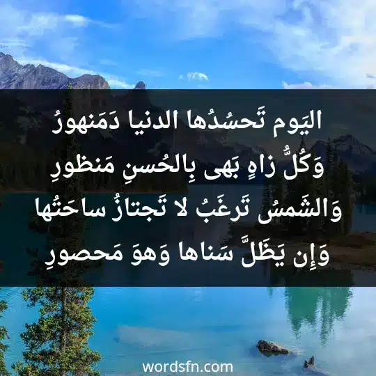 Poems of Hassan Kamel Al-Sayrafi 3 - فن العبارات اليَوم تَحسُدُها الدنيا دَمَنهورُ وَكُلُّ زاهٍ بَهى بِالحُسنِ مَنظورِ وَالشَمسُ تَرغَبُ لا تَجتازُ ساحَتُها وَإِن يَظَلَّ سَناها وَهوَ مَحصورِ