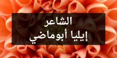 الشاعر إيليا أبوماضي