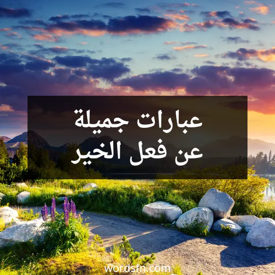 عبارات جميلة عن فعل الخير