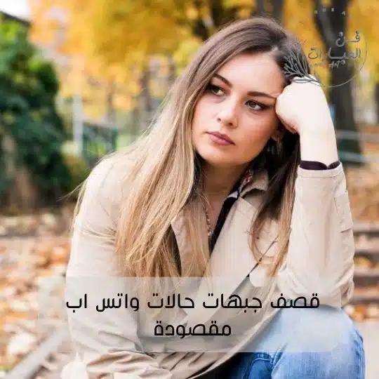 قصف جبهات حالات واتس اب مقصودة