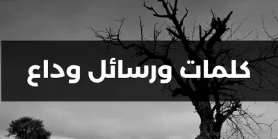 كلمات ورسائل وداع