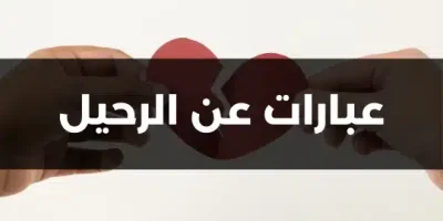 عبارات عن الرحيل