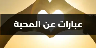عبارات عن المحبة