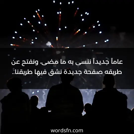 عاماً جديداً ننسى به ما مضى، ونفتح عن طريقه صفحة جديدة نشق فيها طريقنا..