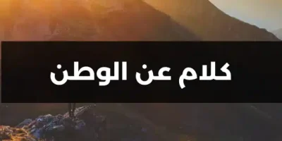 كلام عن الوطن