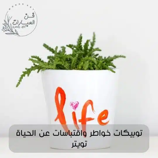 توبيكات خواطر واقتباسات عن الحياة تويتر