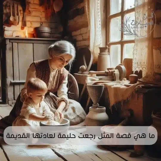 ما هي قصة المثل رجعت حليمة لعادتها القديمة