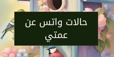 حالات واتس عن عمتي