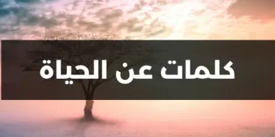 كلمات عن الحياة