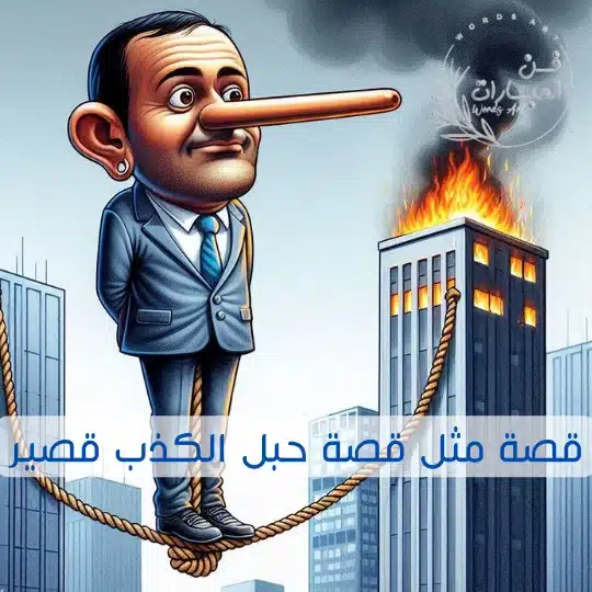 قصة مثل حبل الكذب قصير للأطفال