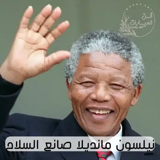 نيلسون مانديلا صانع السلام - فن العبارات نيلسون مانديلا صانع السلام
