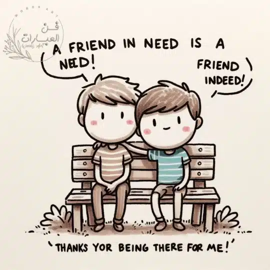 الصديق وقت الضيق
