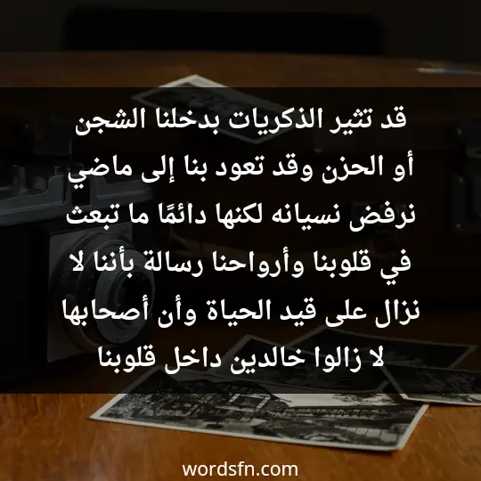 قد تثير الذكريات بدخلنا الشجن أو الحزن وقد تعود بنا إلى ماضي نرفض نسيانه، لكنها دائمًا ما تبعث في قلوبنا وأرواحنا رسالة بأننا لا نزال على قيد الحياة وأن أصحابها لا زالوا خالدين داخل قلوبنا