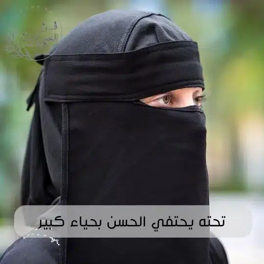 عبارات شعر عن جمال النقاب قصير النقاب اجمل شعر عن النقاب تحته يحتفي الحسن بحياء كبير